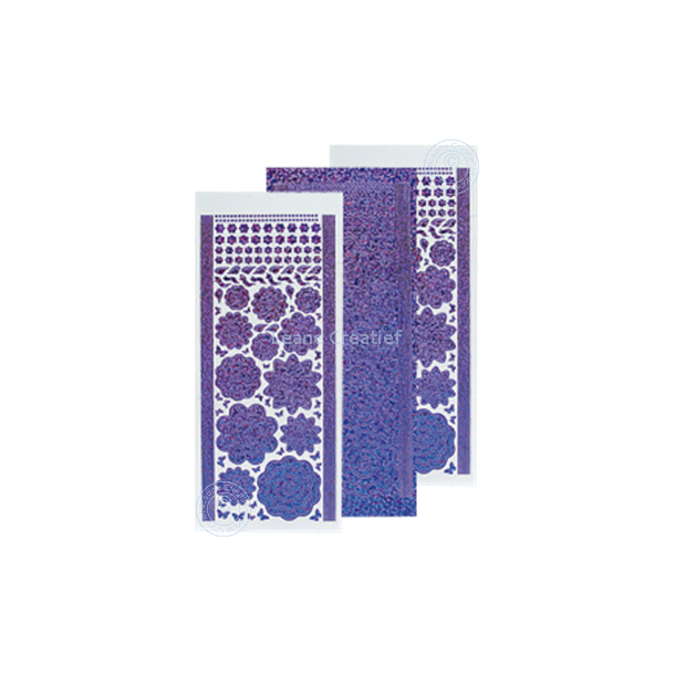 Mirror flowers purple