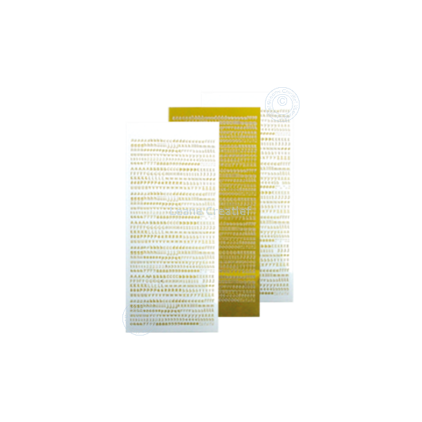  Mirror yellow alphabet