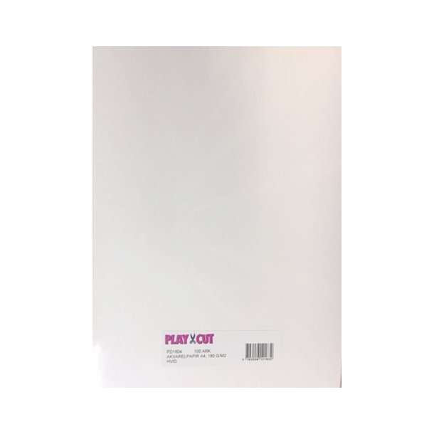 Play and Cut Akvarelpapir A4 100 stk 180g