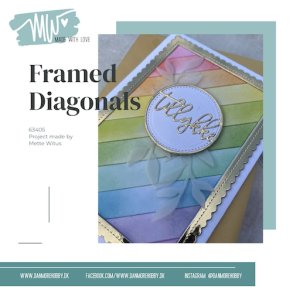 Made With Love Frame Diagonales dies 