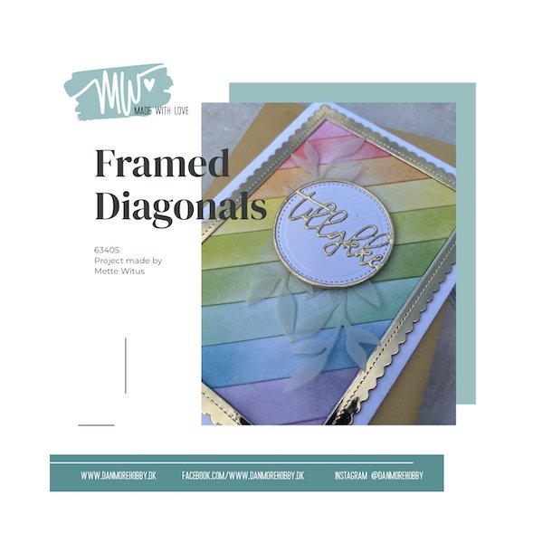 Made With Love Frame Diagonales dies 