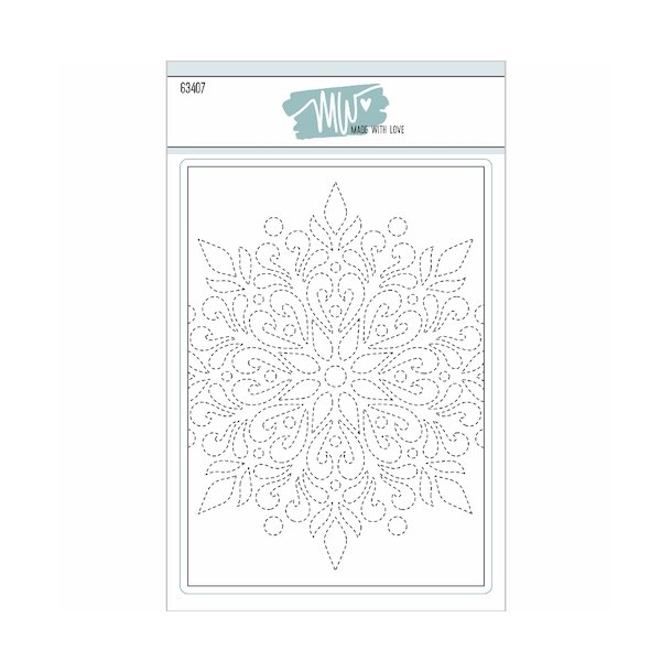 Made With Love Mandala Background dies