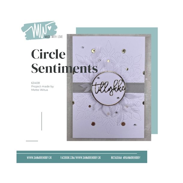  Made With Love Circle Setiments dies