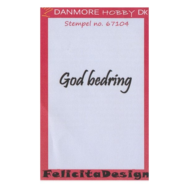  Felicita Design stempel God bedring
