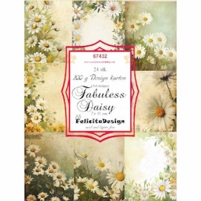 Toppers Fabulous daisy 24 stk 7x10cm 200g