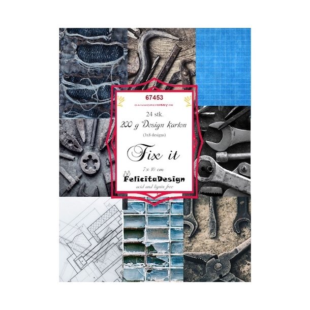  Design Toppers Fix it 24 stk 7x10cm 200g