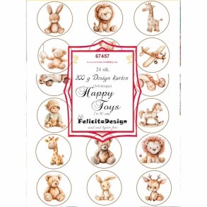 Toppers Happy Toys 3x8design 7x10cm 200g