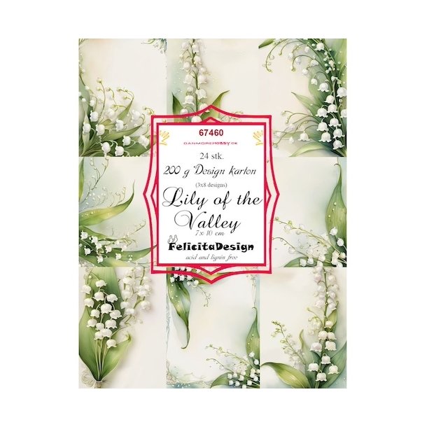 Toppers Lily of the valley 3x8design 7x10cm 200g