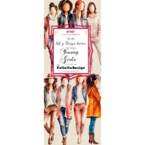 Toppers Young girls 24 stk 5,5x14cm 200g