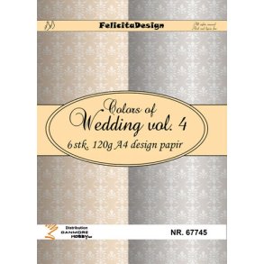  Felicita Design Color of wedding vol 3 6 stk A4 120g