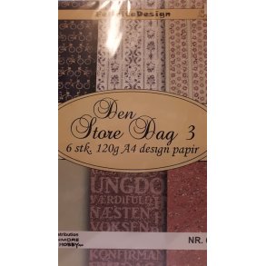 Felicita Design Den stor daag 3 A4 6 stk 120g