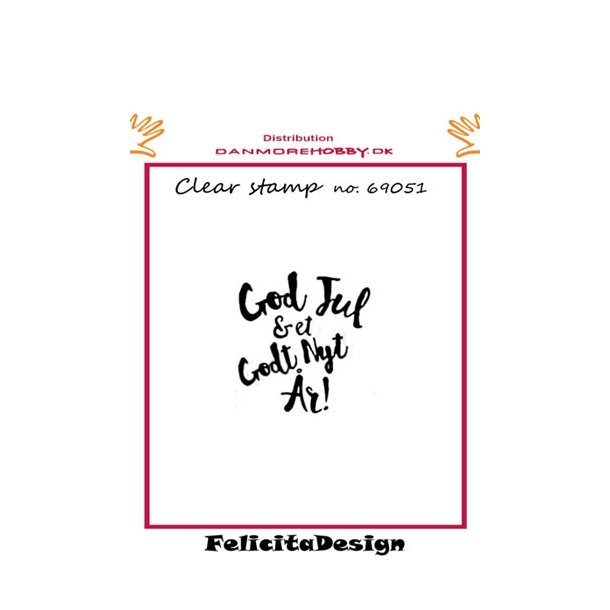  Felicita stempel God jul og godt nyt�r