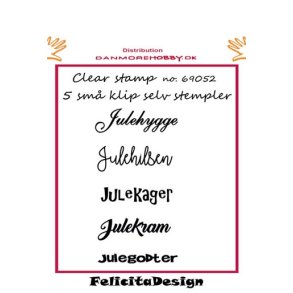 Felicita stempel 5 sm� klip selv stempler