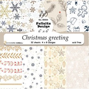  Felicita Design karton Jul 15,5x15,5cm 4x8 design, 200g Syrefri