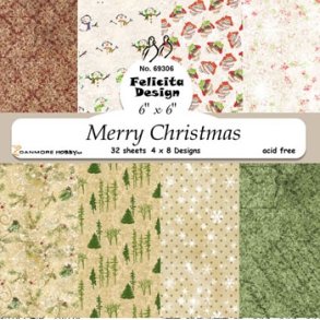 Felicita Design Merry Christmas 4x8 design 15x15 cm 200g
