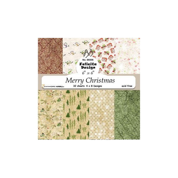 Felicita Design Merry Christmas 4x8 design 15x15 cm 200g
