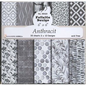 Felicita Design Anthracit 15x15cm 3x10 design 200g