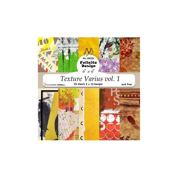  Felicita design Texture Varius vol. 1 3x10 design 15x15cm 200g