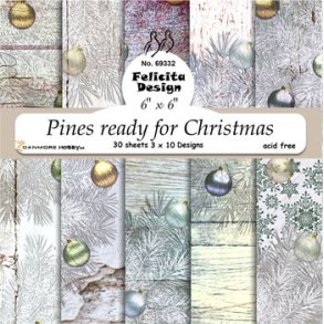  Felicita Design Pines ready for christmas 3x10 design 15x15cm 200g