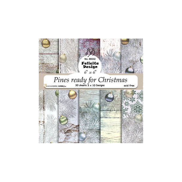  Felicita Design Pines ready for christmas 3x10 design 15x15cm 200g