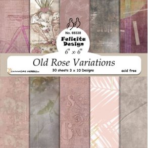 Felicita Design Old Rose Variations 15x15cm 3x10 design 200g