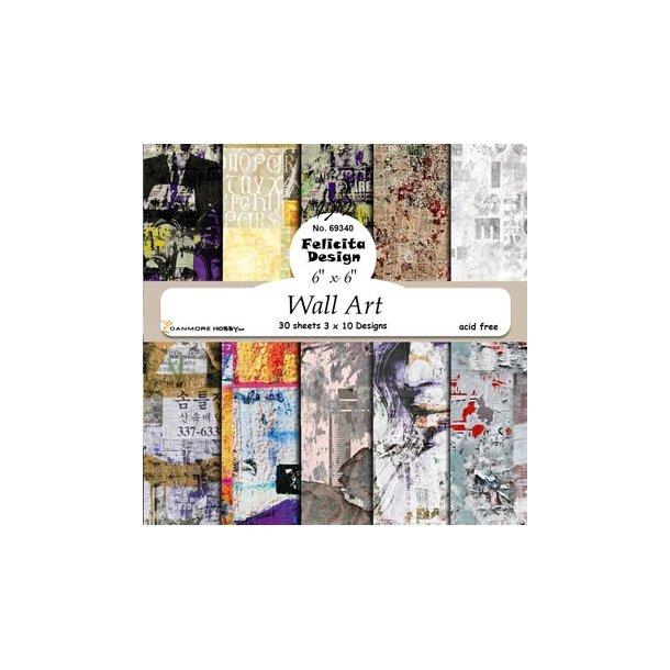 Felicita Design Wall Art 15x15cm 3x10 design 200g