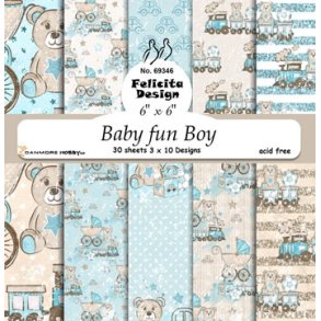  Felicita Design Baby fun Boy 15x15cm 3x10 dsign 200g