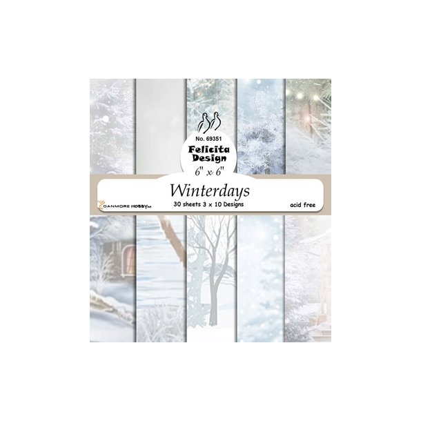  Felicita Design Winterdays 3x10 design 15x15cm 200g