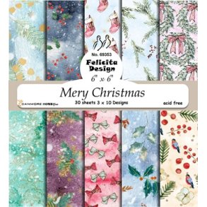  Felicita Design Mery Christmas 15,5x15,5cm 3x10 design 200g