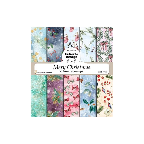  Felicita Design Mery Christmas 15,5x15,5cm 3x10 design 200g
