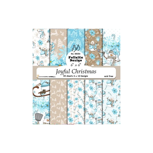  Felicita Design Joyful Christmas 15,5x15,5cm 3x10 design 200g