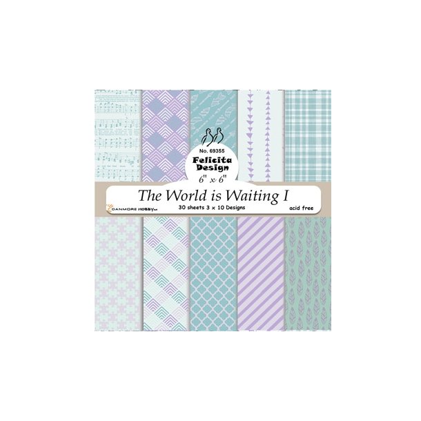  Felicita Design Ark The world os waiting 1 15x15cm 3x10 ark 200g