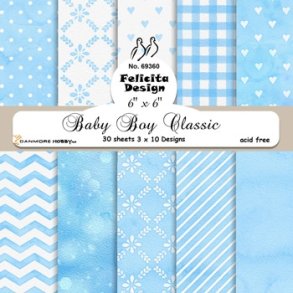 Felicita Design Baby Boy Classic 3x10design 15x15cm 200g
