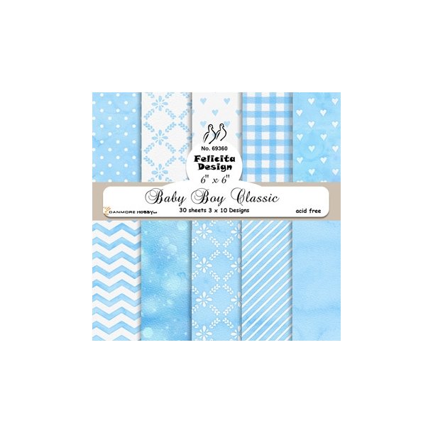 Felicita Design Baby Boy Classic 3x10design 15x15cm 200g