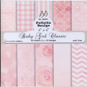 Felicita Design Baby girl classic 3x10design 15x15cm 200g