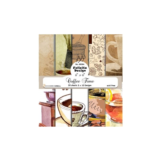 Felicita Design Coffee time 3x10design 15x15cm 200g