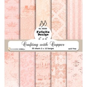 Felicita Design Crafting with copper 3x10design 15x15cm 200g