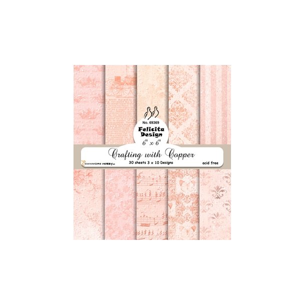 Felicita Design Crafting with copper 3x10design 15x15cm 200g