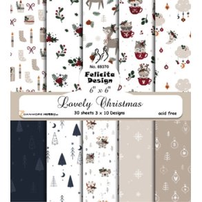 Felicita Design Lovely christms 3x10 design 15x15cm 200g