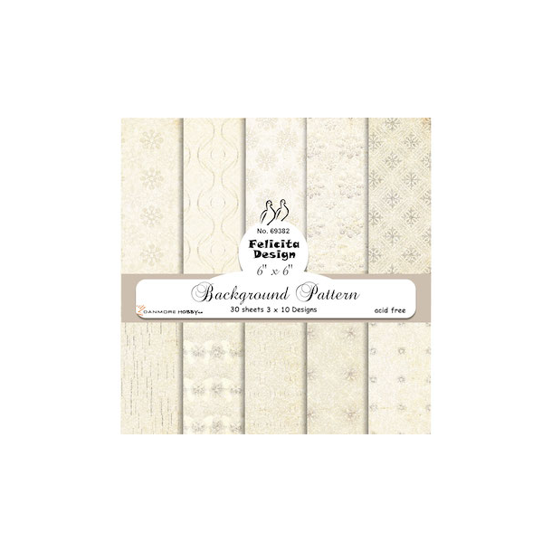 Felicita Design Background pattern 3x10 ark 15x15cm 200g
