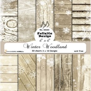 Felicita Design Winter woodland 3x10design 15x15cm 200g