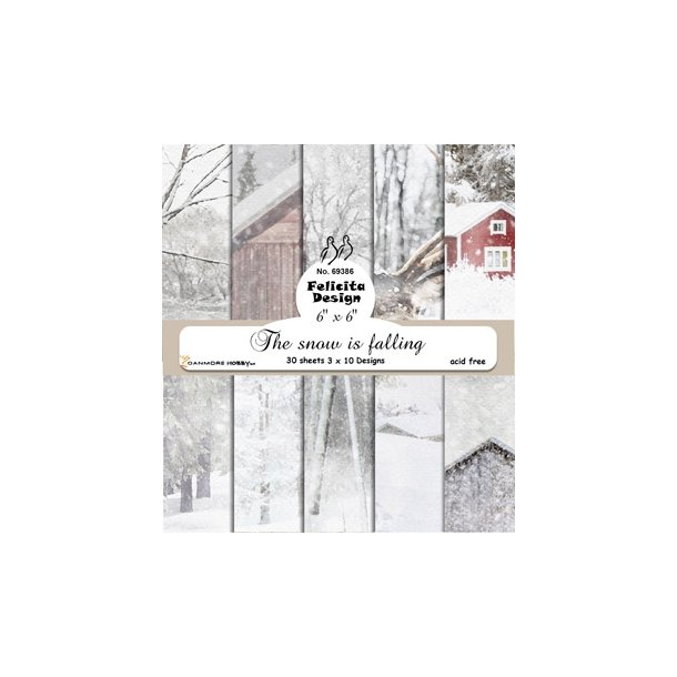 Felicita Design The snow is falling 3x10design 15x15cm 200g