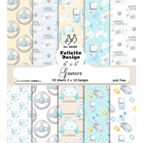 Felicita Design Gamer 3x10 design 15x15cm 200g