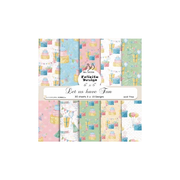 Felicita Design Let us have fun 3x10design 15x15cm 200g