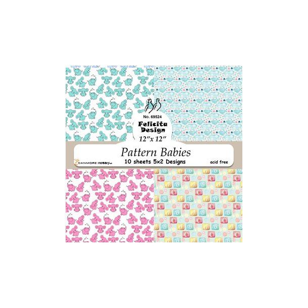 Felicita Design Pattern Babies 5x2design 30,5x30,5cm 200g