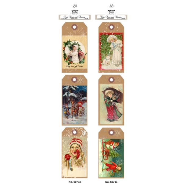  Felicita Design Gave/manilla m�rker nostalgi 6x2 design 4,2x8,3cm