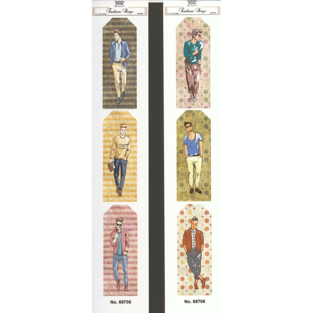 Felicita Design Gave/manilla m�rker 6x2 design herrer 3,3x8,5cm