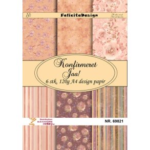  Felicita Design Konfirmeret Jaa 6 stk A4 120g
