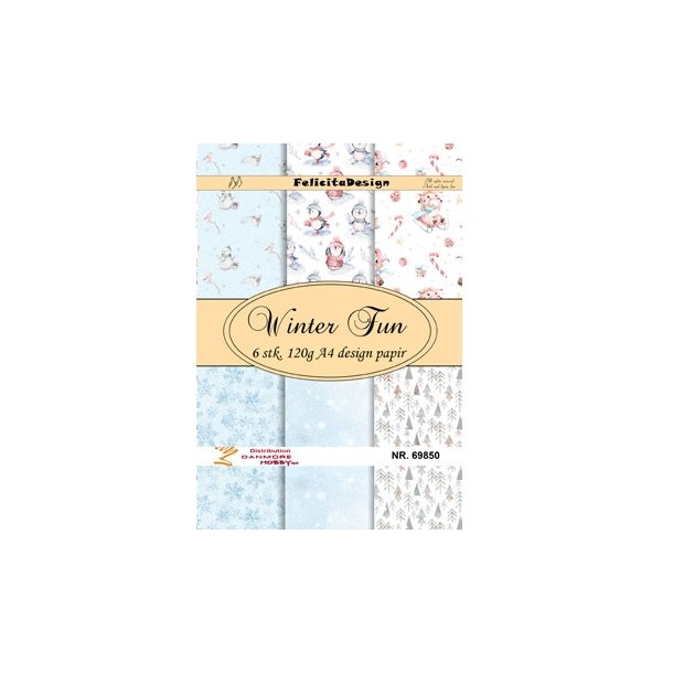 Felicita Design Winter Fun 6 stk A4 120g