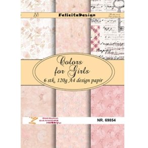 Felicita Design Colors lilac girl 6 ark A4 120g